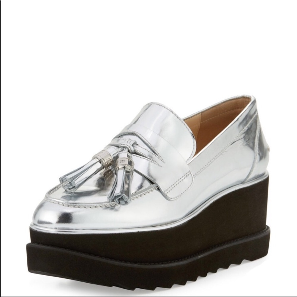 Stuart Weitzman Manila Tassel Platform creepers